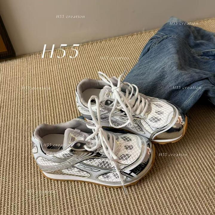 H55-丹麦旧时光25新款编织风运动德训鞋ins百搭潮鞋25-2206-RD