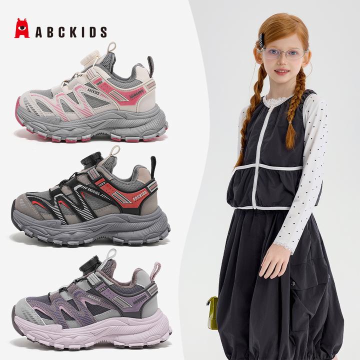 Abckids儿童冬季加绒百搭时尚男女童户外休闲运动鞋SY553603879AX