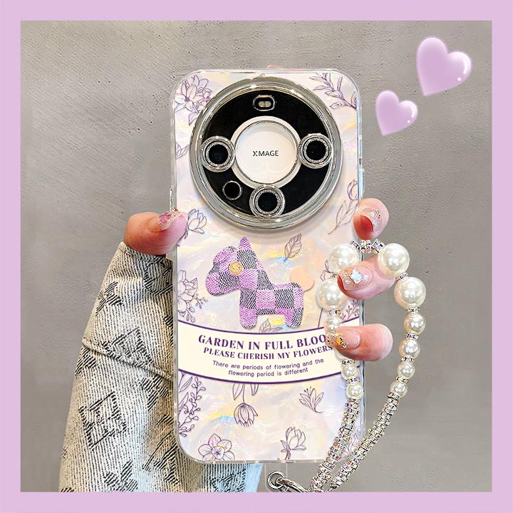 发财小马适用华为mate70pro手机壳mate60pro高级感mate15pro女款