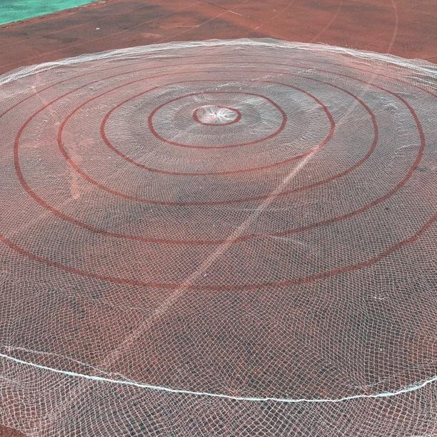 一指半4米机织大力马顶直径6米重8斤多铅坠子手工加生拼接一开到