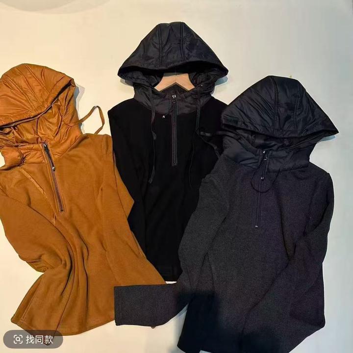 《姚家优麦汇》Y7218冬款双面绒连帽卫衣设计感百搭长袖显瘦款女