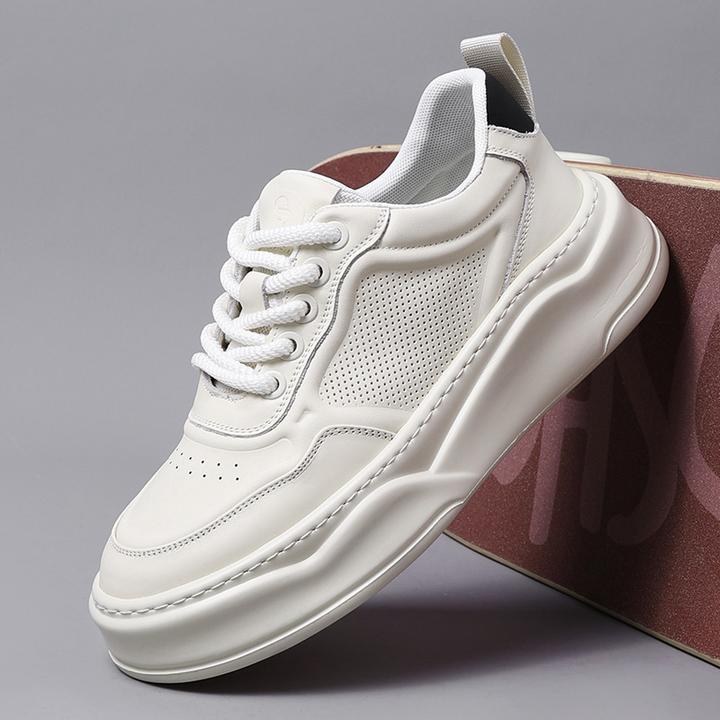 小白鞋板鞋百搭透气夏季潮流潮鞋厚底运动鞋时尚休闲鞋美