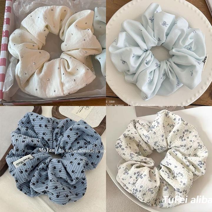 满天星大肠发圈新款马尾可爱学生洋气百搭女生不勒发蓬松基础ins