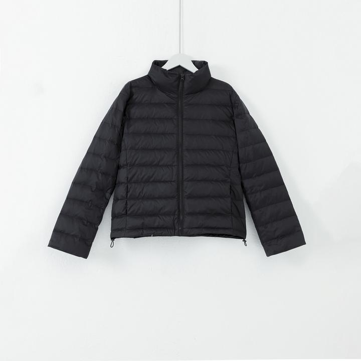 几里与麻 基本款轻薄修身立领羽绒服 衣长60胸围110 2092648