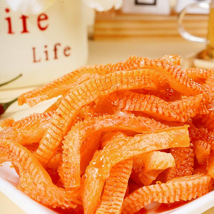 脆爽魔芋香辣小包素毛肚肉辣条网红休闲解馋小零食追剧必备