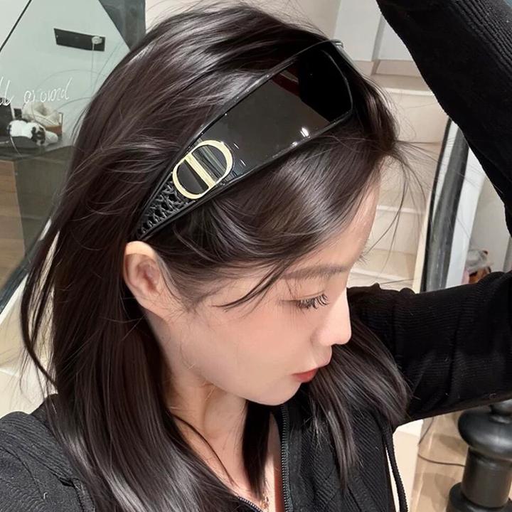 2025新款发箍墨镜女款高级感网红时髦拍照凹造型太阳眼镜防紫外线