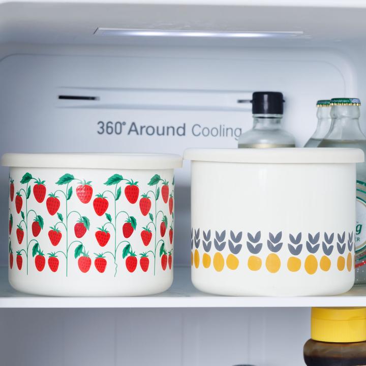 【亏钱福利】15CM 1.5L 高端 搪瓷储物罐茶叶罐 放咖啡豆 可加热