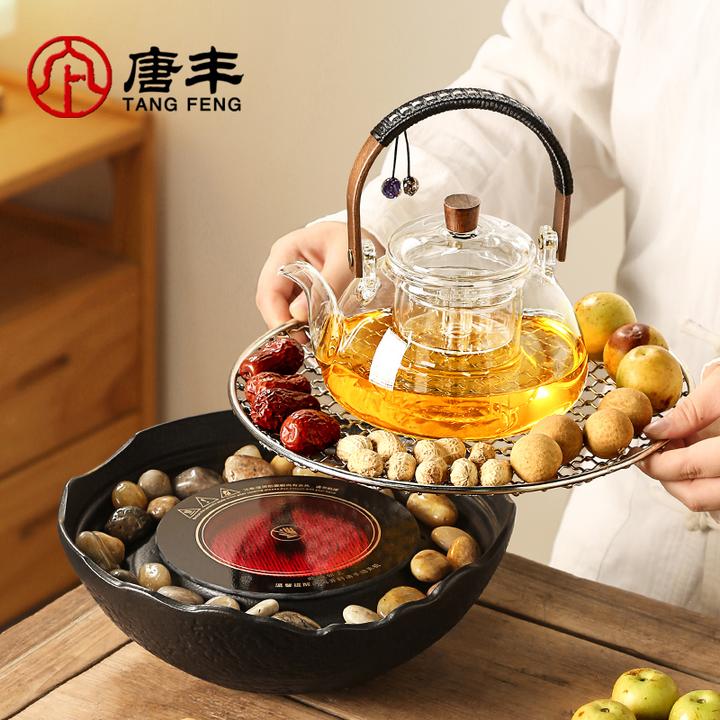 唐丰围炉煮茶器具全套2026新款烤火炉套装室内电炉网红一套煮茶壶