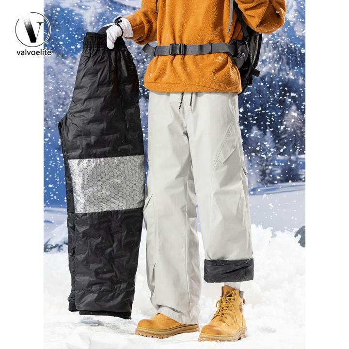 VALVOELITE滑雪羽绒裤休闲防寒装备防风防水保暖冬季大码外穿宽松