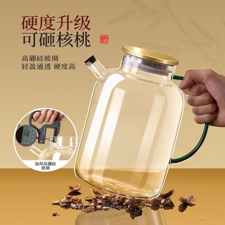 中药专用煎药壶玻璃熬中药烧水壶家用加厚明火养生壶大容量中药罐