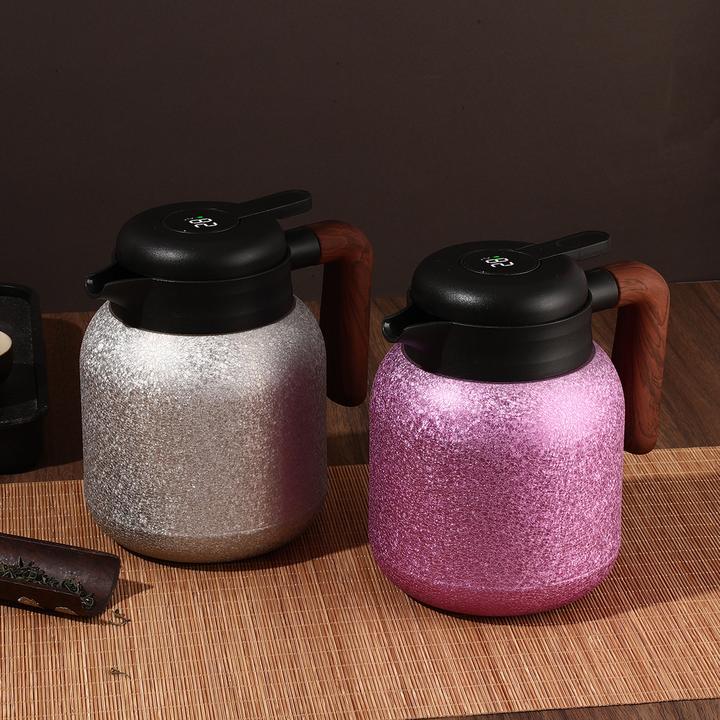 钛壶咖啡壶纯钛焖茶壶大容量智能温显保温壶家用养生闷泡茶水壶