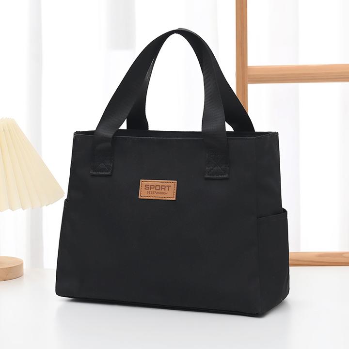 爆款男士手提包女士商务公文包a4大容量上班通勤男女通用防水布包