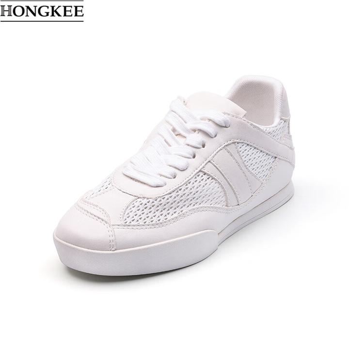 HONGKEE/红科25夏季网面透气厚度单鞋简约时尚休闲鞋H055X104