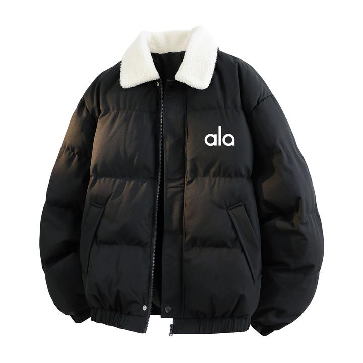 RSRDDY官方品质百搭宽松潮流外套时尚毛翻领冬季加厚棉衣立领