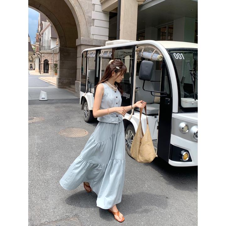 [福利清仓NO退NO换]切糕自制【罗曼庄园】小个子夏季女气质慵懒感通