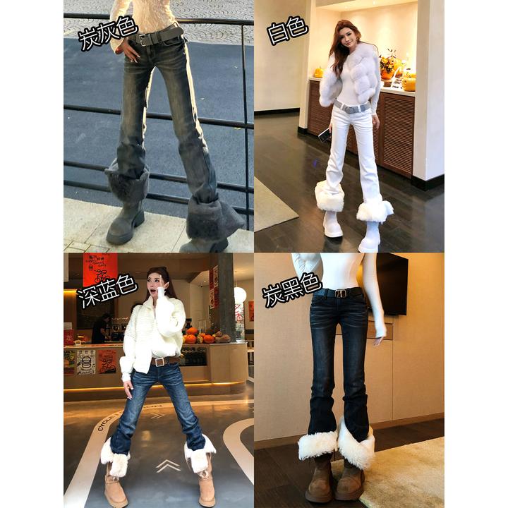 婉君【年度神裤】”双芯弹力“超显瘦筷子腿低腰牛仔裤LWJ25D4K3706