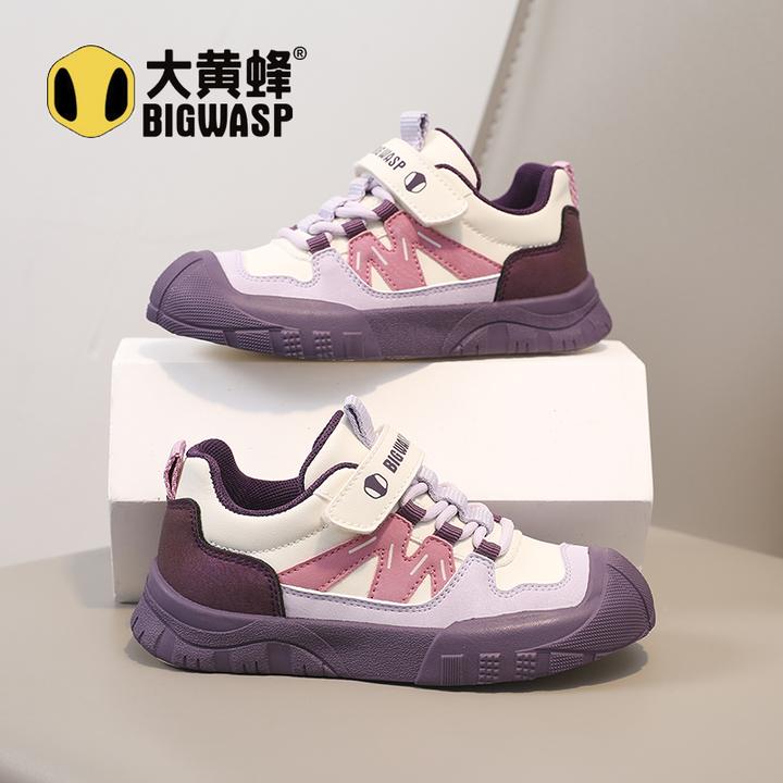大黄蜂秋季新款女童运动鞋校园小白鞋儿童鞋户外跑步鞋百搭时尚潮