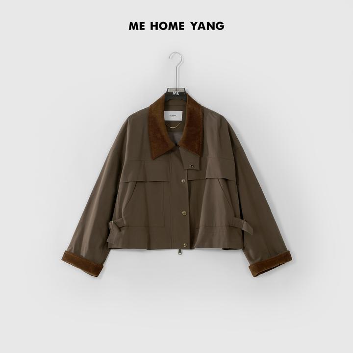 ME【短风衣】轻奢极简新款时尚百搭气质休闲宽松外套MEQA0369