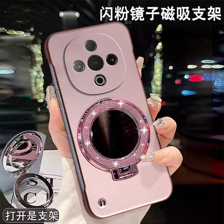 适用VIVOY300手机壳无边框40超薄荣耀磁吸全包防摔奢华金属保护套