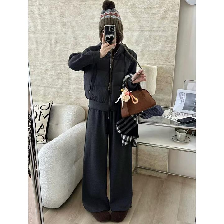 SP 超好穿冬日首选 连帽羽绒服外套+休闲裤套装