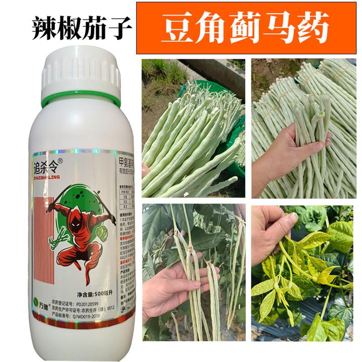追杀令蓟马药抗性蓟马豆角黑头蓟马丝瓜辣椒茄子豆角蓟马杀虫剂