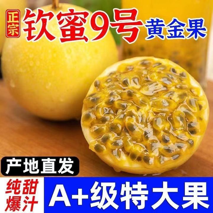 黄金百香果钦密9号特大果产地直发当季新鲜水果六月份的应季水果