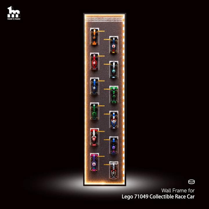 MARKS适用于乐高71049抽抽乐F1系列上墙展示框