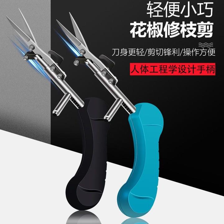 海翼 修枝剪花椒枸杞采摘神器尖头采果剪新款专用工具