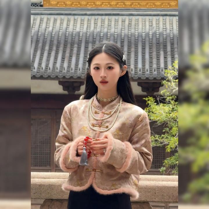 民族风短棉服外套女2025冬新中式立领盘扣上衣国风显瘦保暖外衣