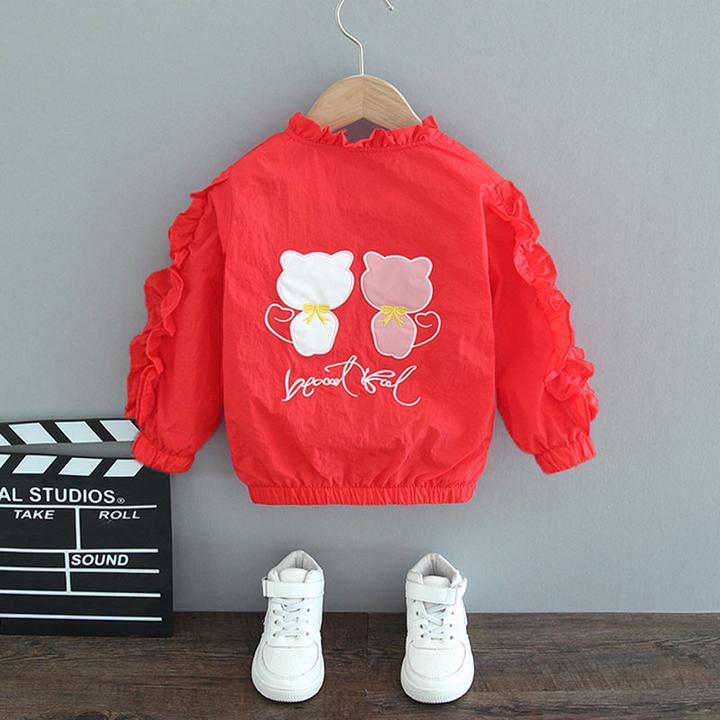 女童春装外套2024新款儿童洋气时髦网红公主上衣中大童春秋季夹克