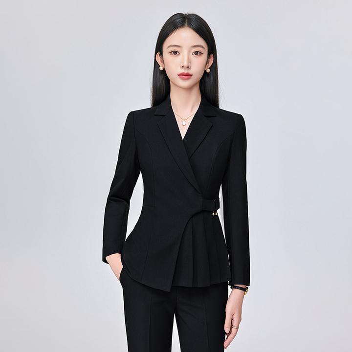 高级感西装套装女春秋时尚女神范职场通勤商务职业装酒店经理工装