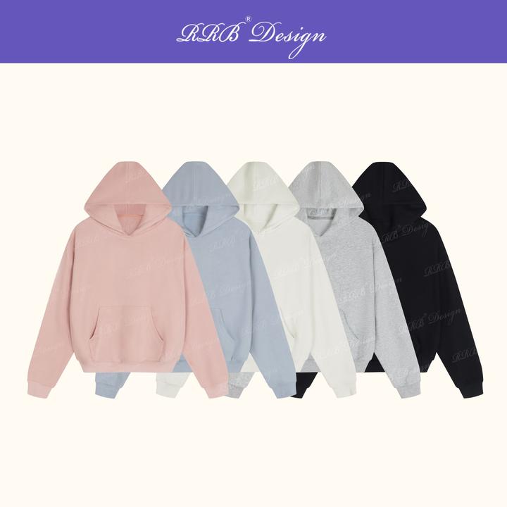 RRB Design 舒适棉感基础百搭松弛休闲秋冬连帽卫衣