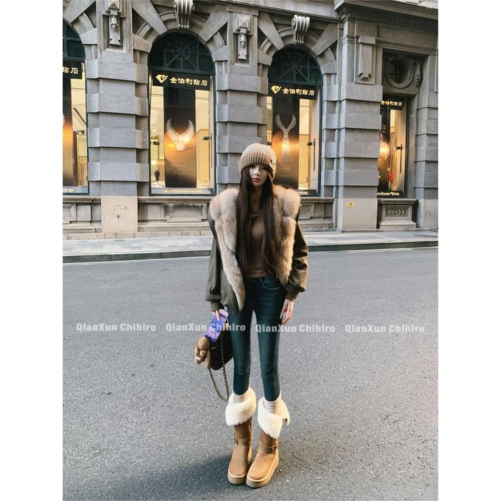 「出镜王裤」秋季时尚气质百搭洋气显瘦小众潮流牛仔裤QXD5NZK8408A