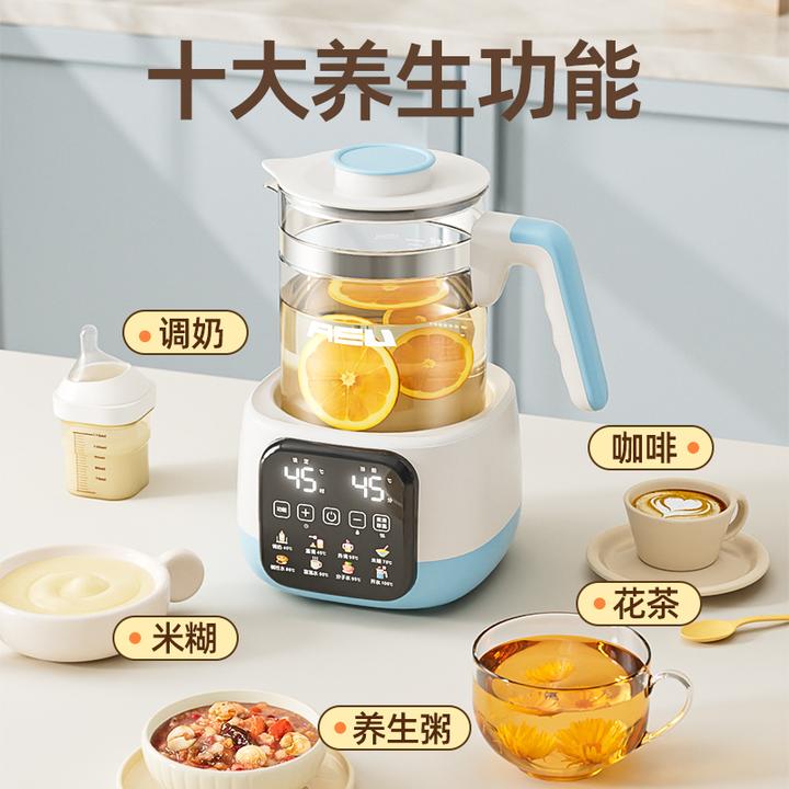 AEU/AEU1.5L富氢碱性水壶小分子多功能玻璃烧水壶家用热水壶