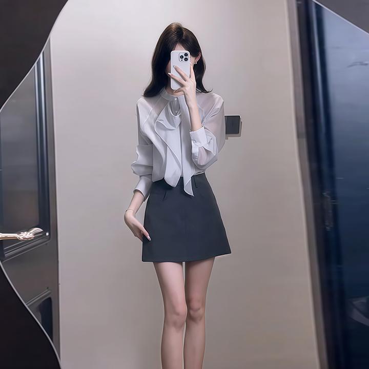 气质时尚洋气叠穿T恤马甲两件套女2025春季新款休闲潮流韩系套装