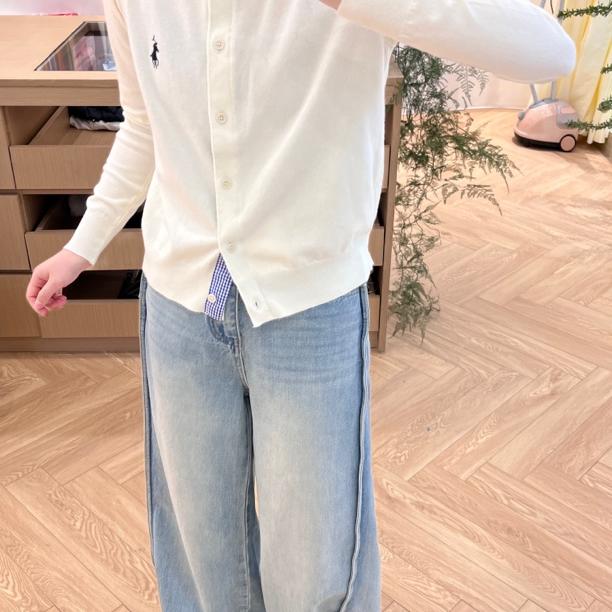 2025春季新款韩版纯欲显瘦刺绣针织开衫女单排扣设计感外套上衣