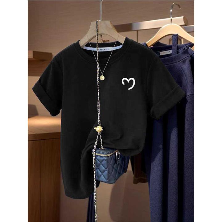 2025春夏秋季新款正肩磨毛短袖t恤女时尚百搭洋气厚款打底衫上衣