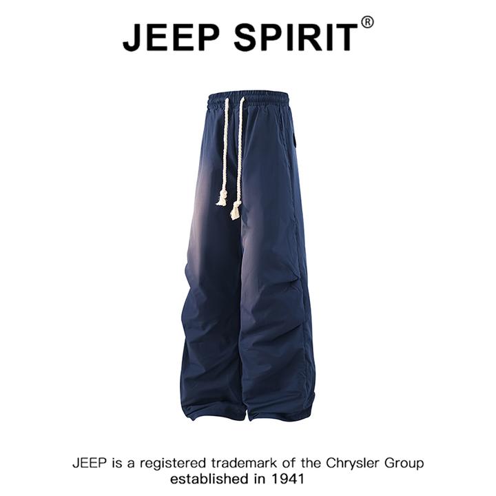 JEEPSPIRIT吉普90白鸭绒羽绒裤2025冬季新款休闲裤保暖防寒阔腿裤