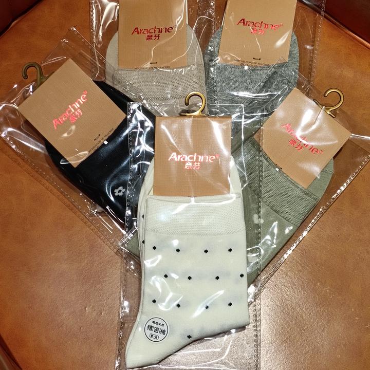 意芬纯棉女士棉袜