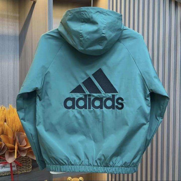 轻奢字母刺绣连帽防晒衣男士夏季薄款透气休闲宽松百搭夹克防晒服