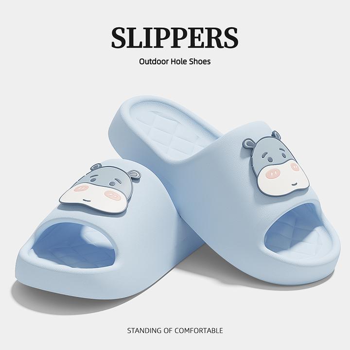 卡通家居拖鞋女款夏季EVA室内外穿踩屎感防滑防臭可爱凉拖鞋浴室