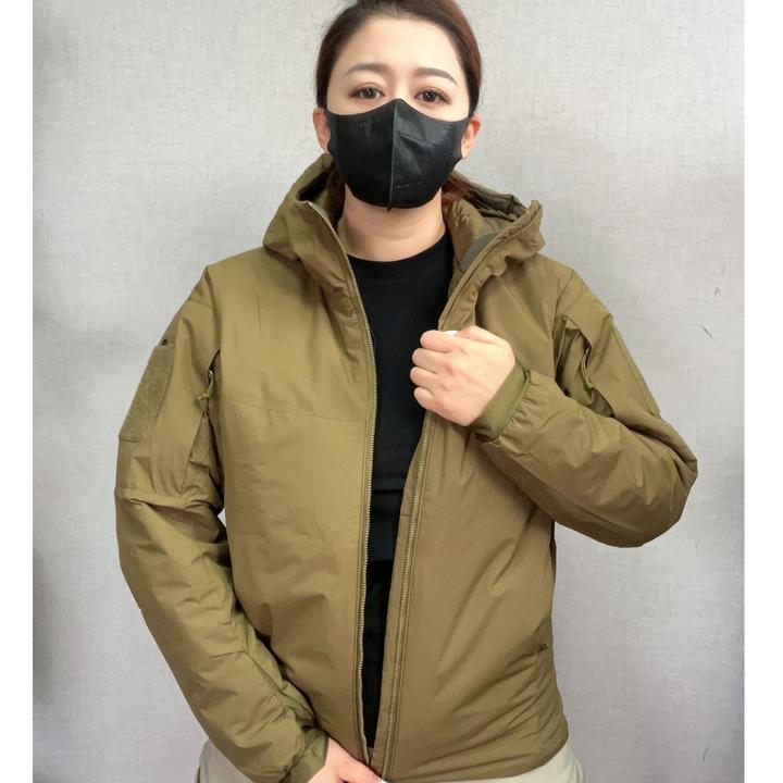 【逆鳞战术】LEAF迷彩棉服男款轻量化保暖棉服连帽冬季棉衣