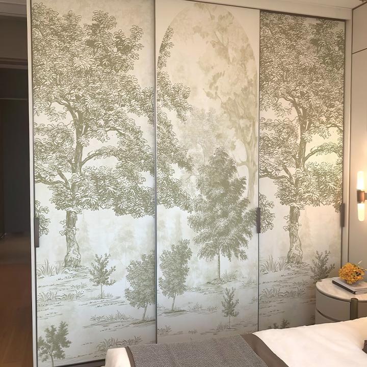 衣柜贴纸翻新自粘防水防潮推拉门移门改色改造高级感柜子美化墙纸