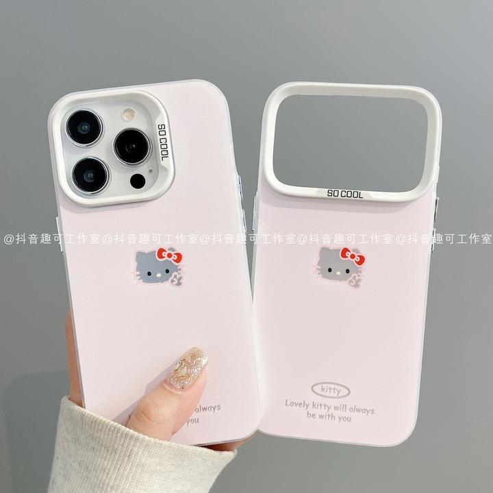 磨砂彩银适用iphone17promax苹果16手机壳15/14/13/12/11华为潮KT