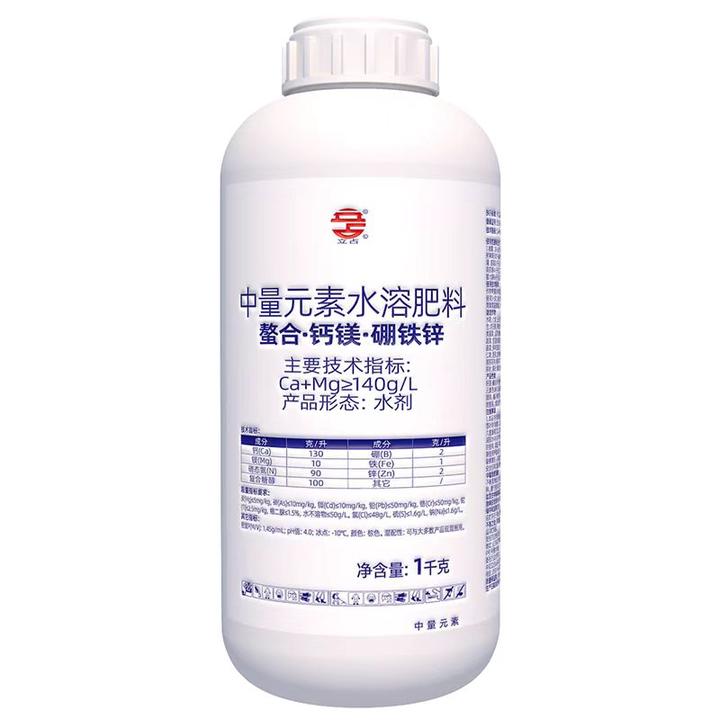 立占140克/升螯合钙镁硼铁锌多糖叶面肥中微量元素水溶肥料