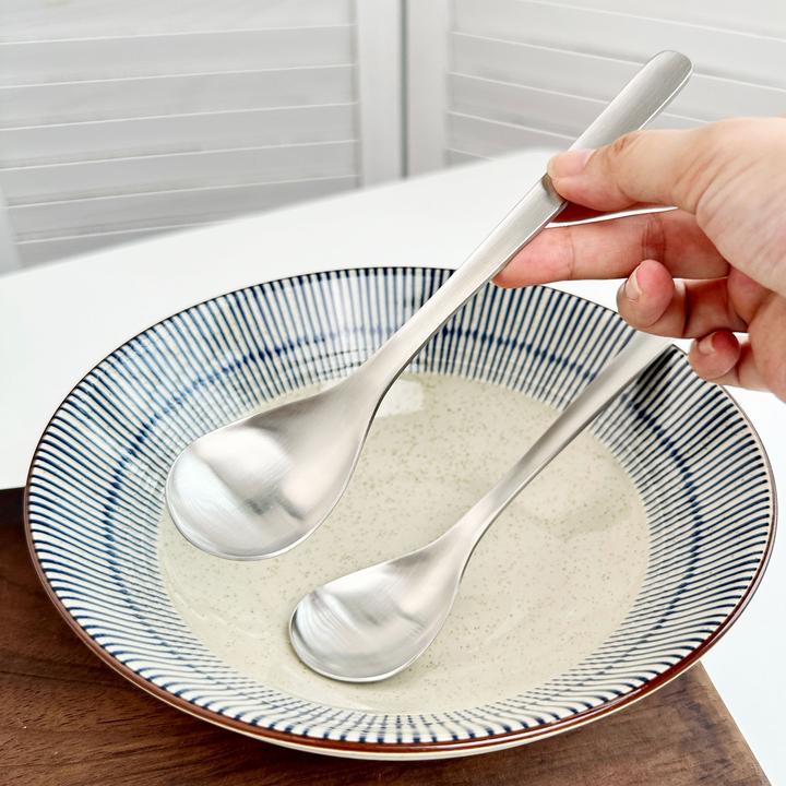 嘉点不锈钢咖啡勺食品级甜品勺家用酸奶勺长柄咖喱勺燕麦勺蜂蜜勺