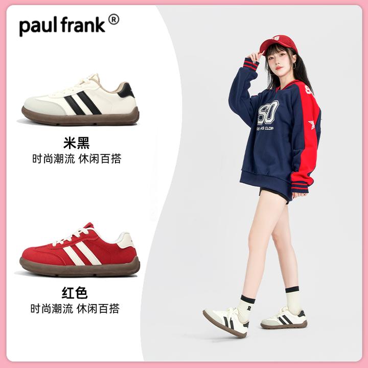 大嘴猴丑萌德训鞋女2025夏季新款平底大头鞋轻便防滑百搭休闲鞋子