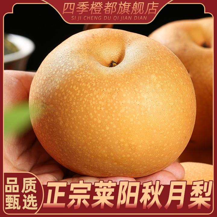 【京东/顺丰】正宗山东莱西秋月梨 净重4.5斤装/礼盒装D