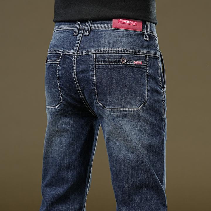 One What2025年秋季新款牛仔长裤男款直筒修身舒适百搭休闲裤