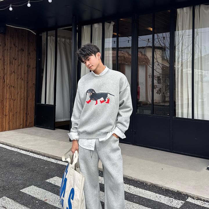 300斤大码男士棉卫衣宽松秋冬季圆领长袖休闲加厚男款加绒打底衫